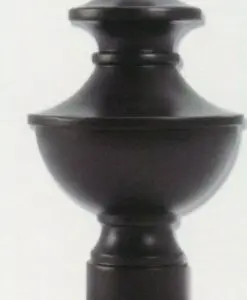 Simplicity Metal Collection Turret Finial in Oil Rubbed Bronze