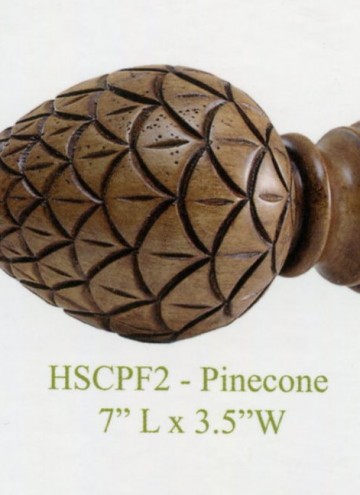 HSCPF2 pinecone finial